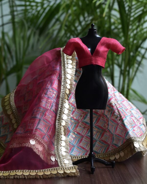 Bridal lehenga for doll