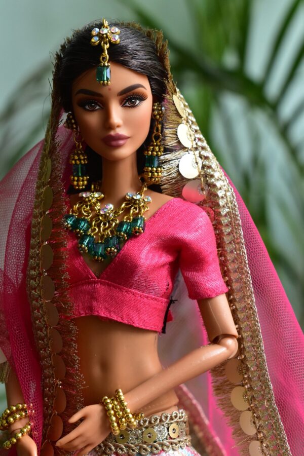 Bridal lehenga for doll