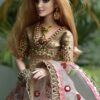 Bridal lehenga for curvy doll
