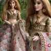 Bridal lehenga for curvy doll
