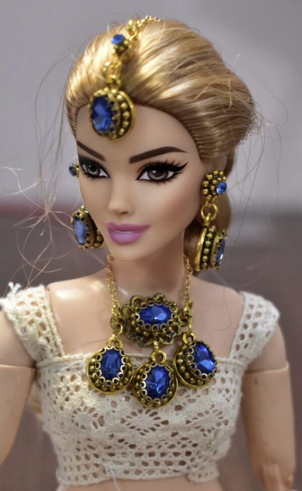 Indian bridal jewellery for doll