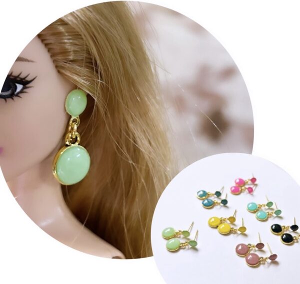 Set of earrings for dolls | set of 7