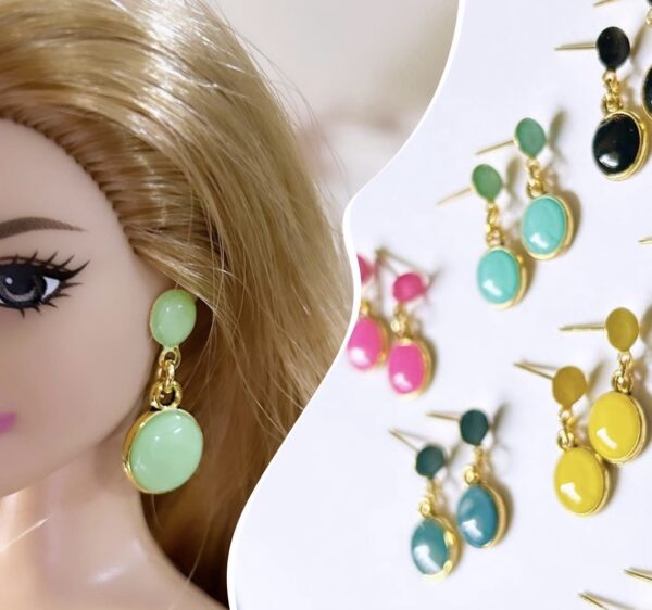 Set of earrings for dolls | set of 7