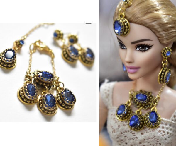 Indian bridal jewellery for doll