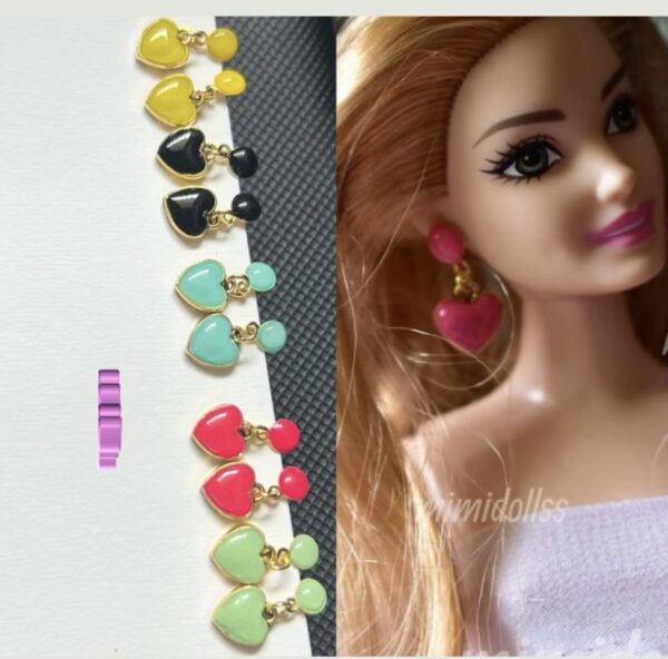 Set of earrings for dolls | set of 5