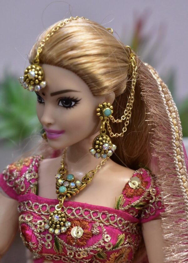 Indian bridal jewellery for doll