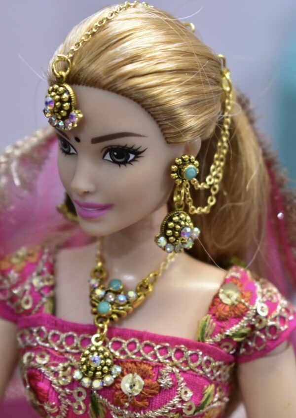 Indian bridal jewellery for doll