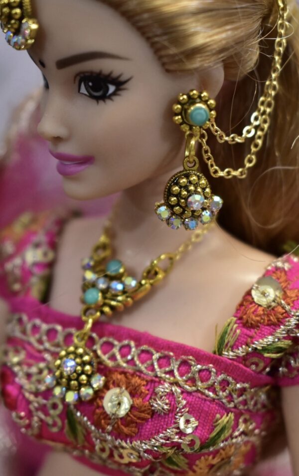 Indian bridal jewellery for doll