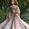 Pink embellished lehenga for doll