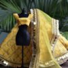 Yellow lehenga for doll