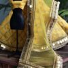Yellow lehenga for doll