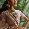 Pink Indian bridal lehenga for doll