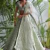 Green lehenga for doll