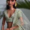 Green lehenga for doll
