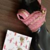 Sparkly pink lehenga for doll