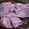 Pink saree for curvy doll