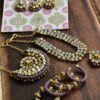 Lilac bridal lehenga for curvy doll