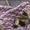 Lilac bridal lehenga for curvy doll