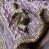 Lilac bridal lehenga for curvy doll