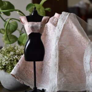 Pink dress for doll