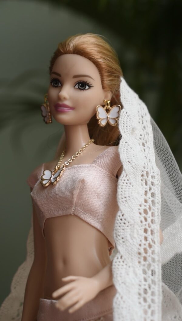 Pink dress for doll