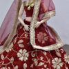 Red Indian bridal lehenga for curvy doll