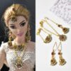 Indian bridal jewellery for doll