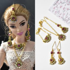 Indian bridal jewellery for doll