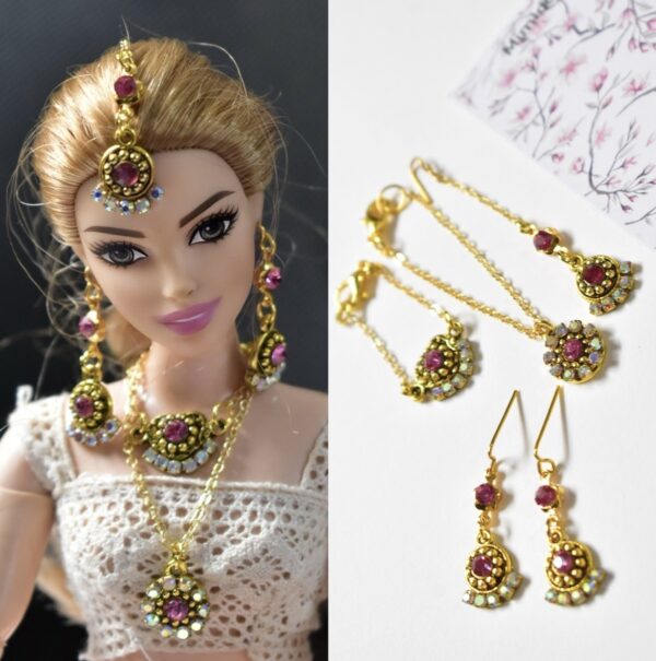 Indian bridal jewellery for doll