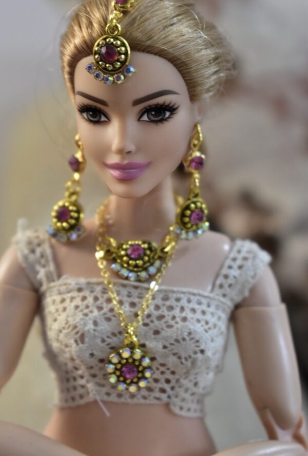 Indian bridal jewellery for doll