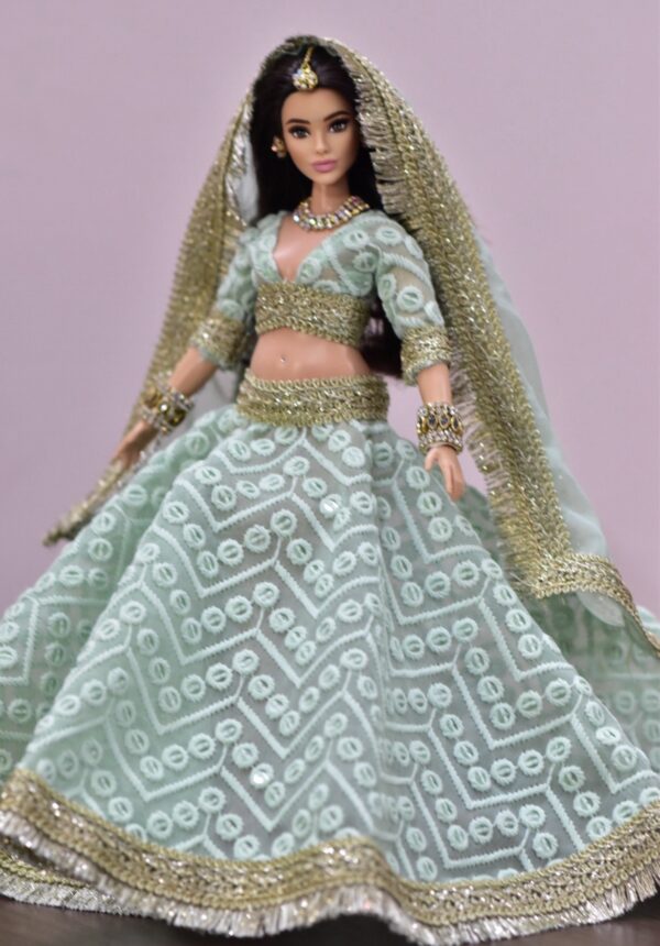 Lehenga for curvy doll