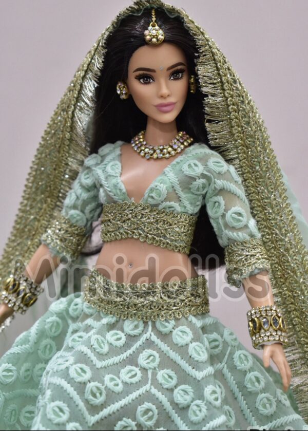 Lehenga for curvy doll
