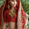 Gujarati Indian bridal lehenga for doll