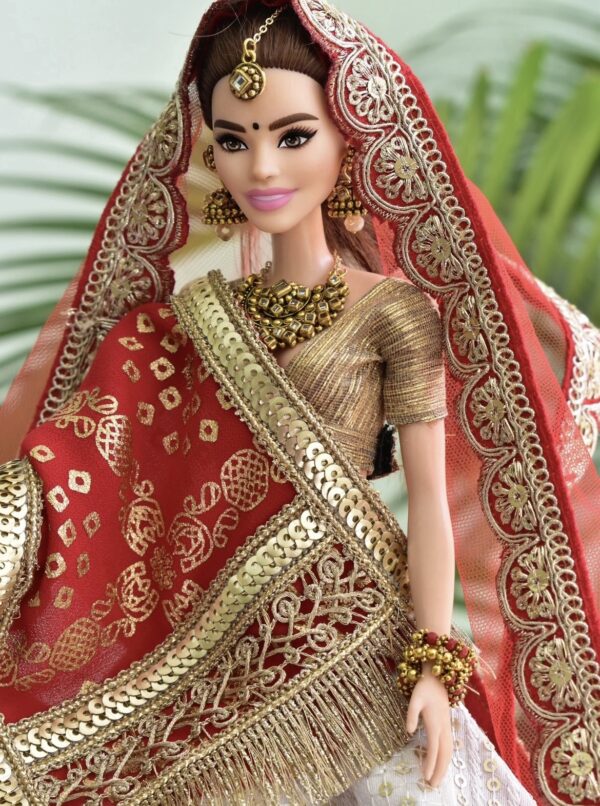 Indian Gujarat bridal outfit for doll