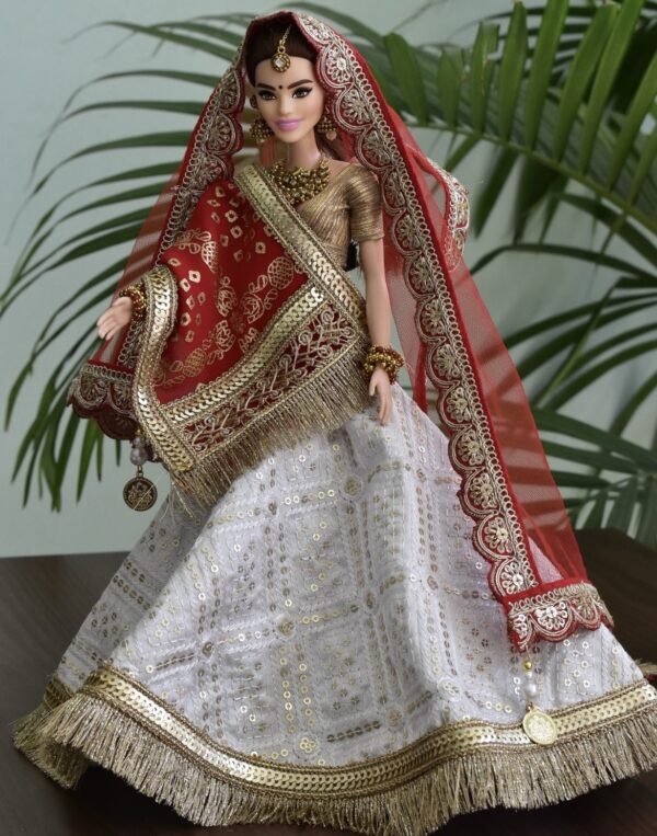 Indian Gujarat bridal outfit for doll