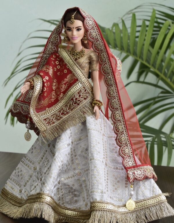Indian Gujarat bridal outfit for doll