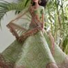 Green wedding lehenga for doll