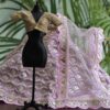 Pink lilac lehenga for doll