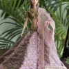 Pink lilac lehenga for doll