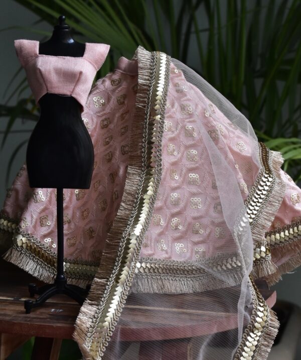 Festive lehenga for curvy doll