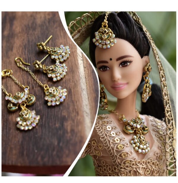 Indian bridal jewellery for dolls