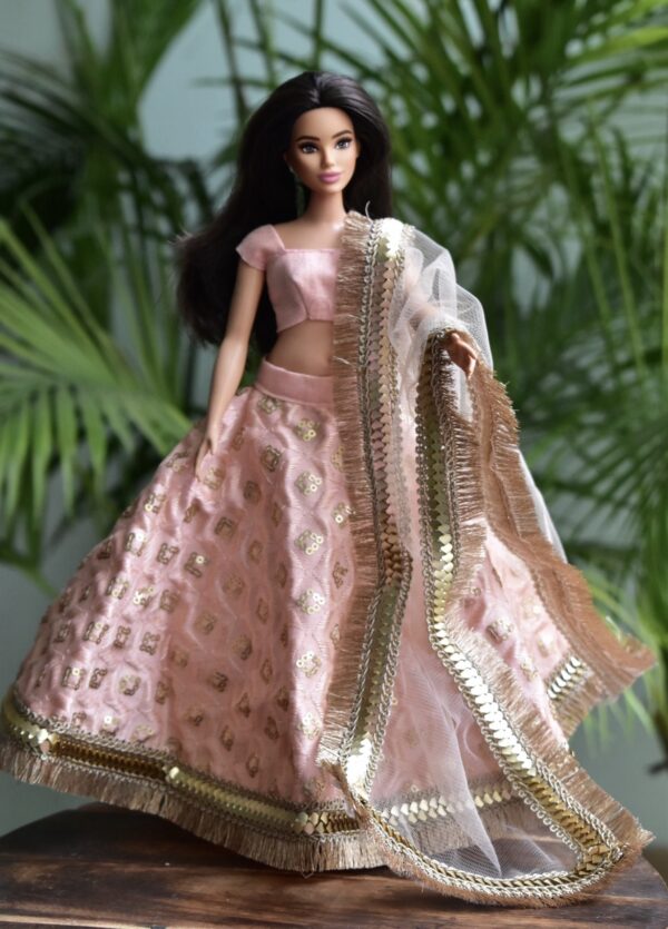 Festive lehenga for curvy doll
