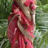 Pink saree for curvy doll