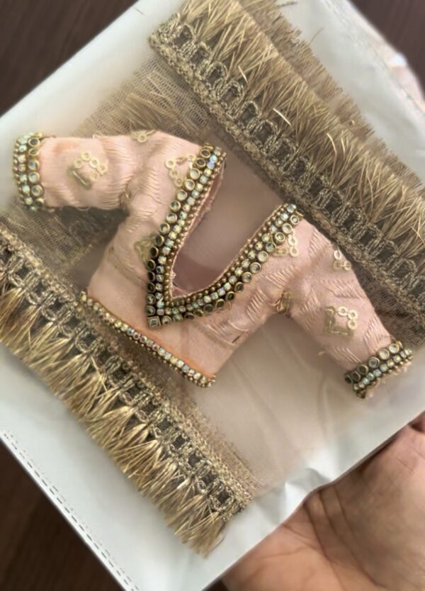 Indian wedding bridal lehenga for curvy doll