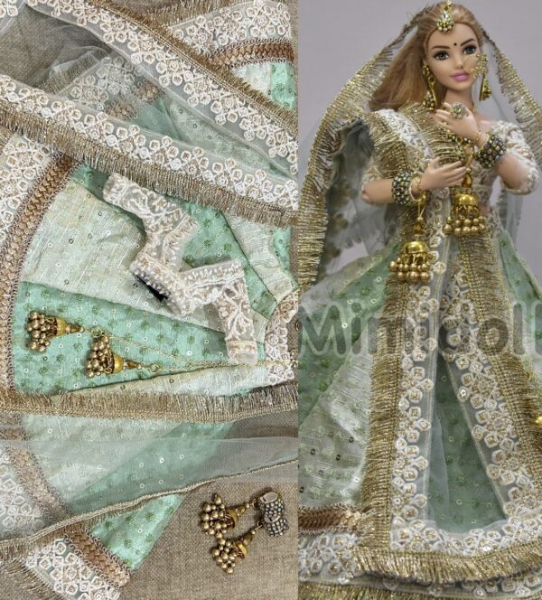 Indian wedding lehenga for curvy doll