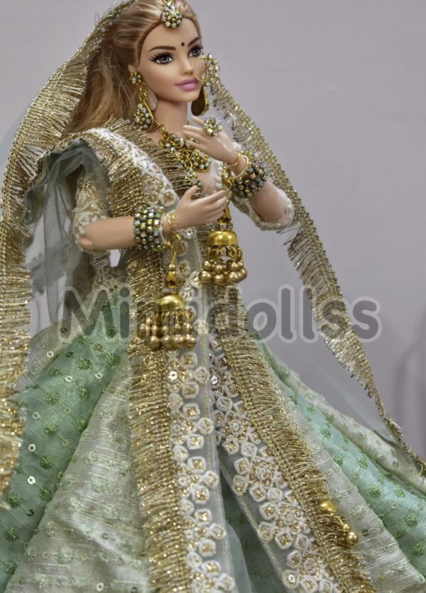 Indian wedding lehenga for curvy doll