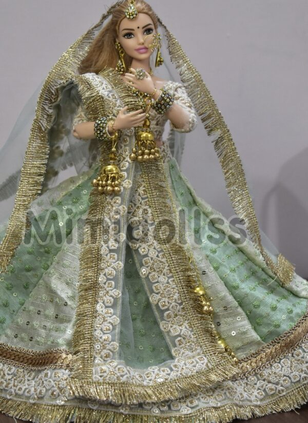 Indian wedding lehenga for curvy doll