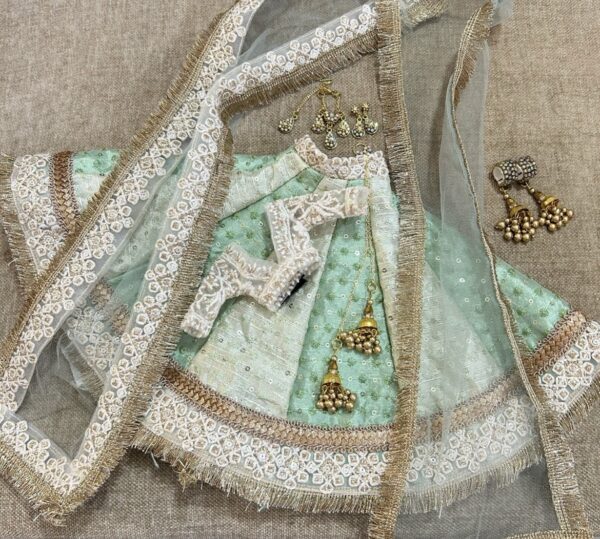 Indian wedding lehenga for curvy doll