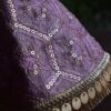 Pretty lilac and gold lehenga for doll