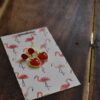 Red heart enamel earrings for doll | doll jewellery | doll earrings | set of 2